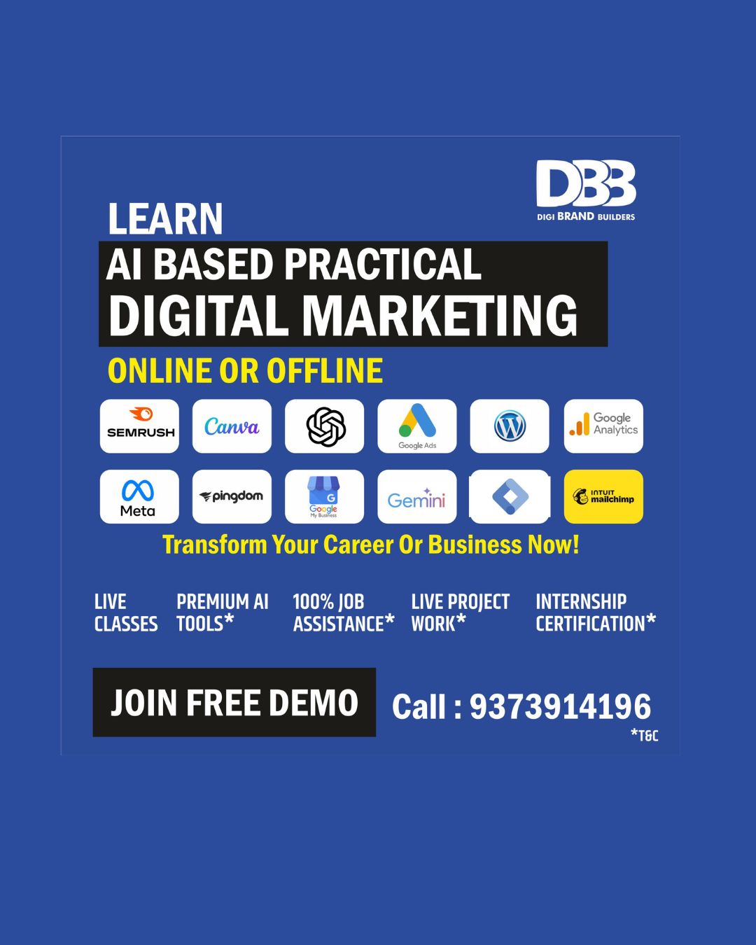 AI Based Digital Marketing Course